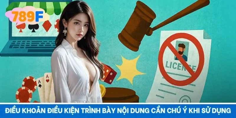 Điều khoản điều kiện trình bày nội dung cần chú ý khi sử dụng