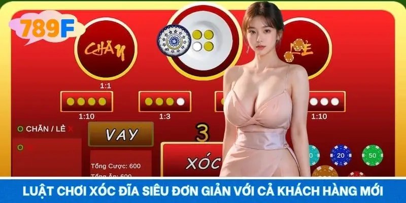 Luật chơi xóc đĩa siêu đơn giản với cả khách hàng mới