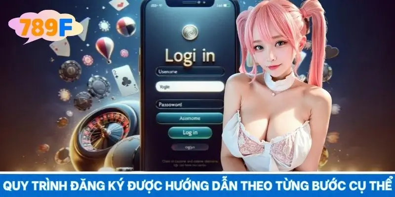 Quy trình đăng ký được hướng dẫn theo từng bước cụ thể