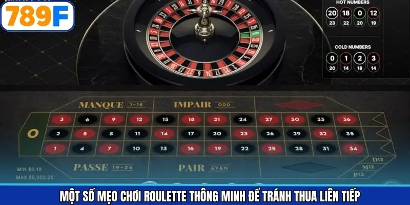 Bí kíp cược Roulette tránh thua liên tiếp